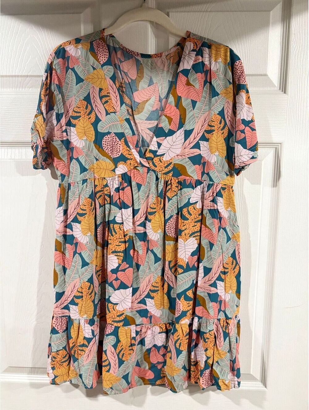 #197 Floral babydoll dress